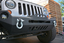 Load image into Gallery viewer, DV8 Offroad 07-18 Wrangler JK FS-17 Mid Length Steel Front Bumper w/ Fog Lights