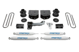 Fabtech 08-16 Ford F250/350/450 4WD 8 Lug 4in Budget System w/Perf. Shocks