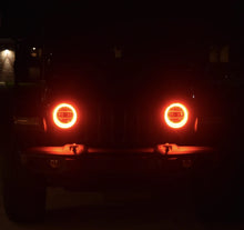 Charger l'image dans la galerie, Oracle Jeep Wrangler JL/Gladiator JT LED Surface Mount Headlight Halo Kit - White