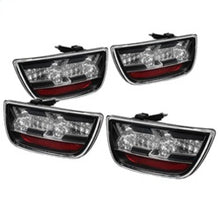 Laden Sie das Bild in den Galerie-Viewer, Spyder Chevy Camaro 10-13 LED Tail Lights Black ALT-YD-CCAM2010-LED-BK