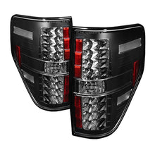 Carica l&#39;immagine nel visualizzatore di Gallery, Spyder Ford F150 09-14 LED Tail Lights Black ALT-YD-FF15009-LED-BK