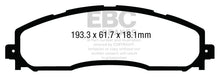 गैलरी व्यूवर में इमेज लोड करें, EBC 13+ Ford F250 (inc Super Duty) 6.2 (2WD) Extra Duty Rear Brake Pads
