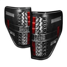 Carica l&#39;immagine nel visualizzatore di Gallery, Spyder Ford F150 09-14 LED Tail Lights Black ALT-YD-FF15009-LED-BK