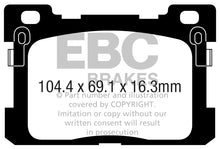 Carica l&#39;immagine nel visualizzatore di Gallery, EBC 2017+ Genesis G90 5.0L Greenstuff Rear Brake Pads