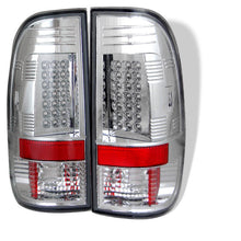 Carica l&#39;immagine nel visualizzatore di Gallery, Spyder Ford F150 side 97-03/F250/350/450 Super Duty 99-07 LED Tail Lights Chrm ALT-YD-FF15097-LED-C
