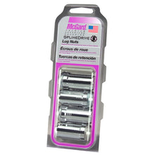 Laden Sie das Bild in den Galerie-Viewer, McGard SplineDrive Lug Nut (Cone Seat) M14X1.5 / 1.648in. Length (4-Pack) - Chrome (Req. Tool)