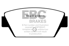 Carica l&#39;immagine nel visualizzatore di Gallery, EBC 93-94 Eagle Talon 1.8 Redstuff Rear Brake Pads