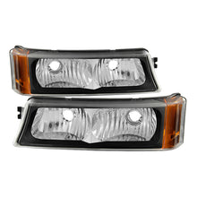 Charger l&#39;image dans la galerie, Xtune Chevy Silverado 03-06 LED Bumper Lights Black CBL-JH-CSIL03-AM-BK