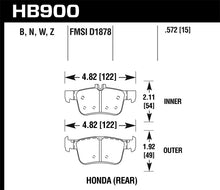 Charger l'image dans la galerie, Hawk 16-17 Honda Civic Performance Ceramic Street Rear Brake Pads