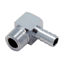 Cargar imagen en el visor de la galería, Spectre Fitting 90 Degree Barb NPT Threads (For 3/8in. Hose) - Chrome