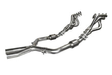Laden Sie das Bild in den Galerie-Viewer, Kooks 05-10 Ford Mustang GT Manual 1 5/8in x 2 1/2in SS Long Tube Headers and OEM Catted SS X Pipe