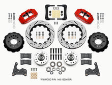 गैलरी व्यूवर में इमेज लोड करें, Wilwood Narrow Superlite 6R Front Hub Kit 14.00in Drill Red 65-72 CDP C Body -Drum