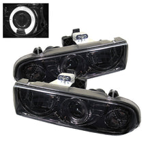 Laden Sie das Bild in den Galerie-Viewer, Spyder Chevy S10 98-04 Projector Headlights LED Halo Smke - Low H1 PRO-YD-CS1098-SMC
