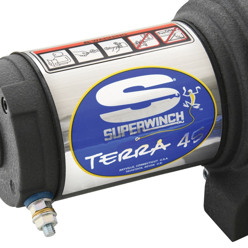 Superwinch 4500 LBS 12 VDC 1/4in x 55ft Synthetic Rope Terra 45SR Winch