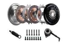 Carica l&#39;immagine nel visualizzatore di Gallery, DKM Clutch VW/Audi 2.0L TSI (8 Bolt Motor) Ceramic Twin Disc MR Clutch Kit w/Flywheel