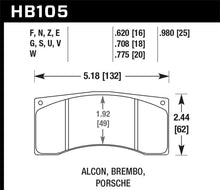 Charger l'image dans la galerie, Hawk Brembo Racing DTC-60 Brake Pads