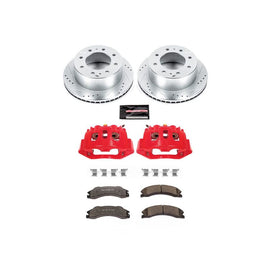 Power Stop 11-14 Chevrolet Silverado 2500 HD Z36 Truck and Tow Kit w/ Calipers - Rear - 2to4wheels