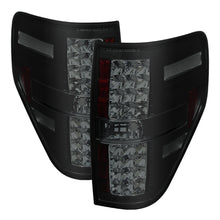 गैलरी व्यूवर में इमेज लोड करें, Spyder Ford F150 09-14 LED Tail Lights Black Smoke ALT-YD-FF15009-LED-BSM