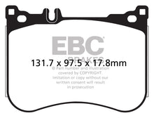 Laden Sie das Bild in den Galerie-Viewer, EBC 14+ Mercedes-Benz S550 4.7 Twin Turbo AMG Sport Pkg Redstuff Front Brake Pads - 2to4wheels