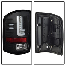 गैलरी व्यूवर में इमेज लोड करें, Spyder GMC Sierra 2016-2017 Light Bar LED Tail Lights - Black ALT-YD-GS16-LED-BK