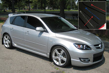 Cargar imagen en el visor de la galería, Rally Armor 2004-2009 Mazda3/Speed 3 UR Black Mud Flap w/ Blue Logo