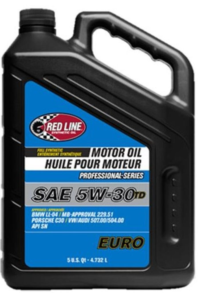 Red Line Professional Series Euro 5W30 TD Motor Oil - 5 Quart - Single