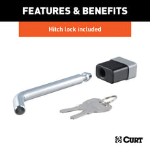 Carica l&#39;immagine nel visualizzatore di Gallery, Curt Towing Starter Kit w/2in Ball (2in Shank 7500lbs 4in Drop)
