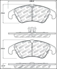 Laden Sie das Bild in den Galerie-Viewer, StopTech Performance 08-10 Audi A5 / 10 S4 / 09-10 Audi A4 (except Quattro) Front Brake Pads