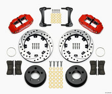 गैलरी व्यूवर में इमेज लोड करें, Wilwood Narrow Superlite 4R Front Kit 12.19in Drilled Red 87-89 Jeep YJ