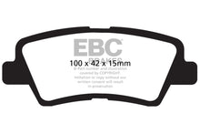 गैलरी व्यूवर में इमेज लोड करें, EBC 12 Hyundai Elantra 1.8 Yellowstuff Rear Brake Pads