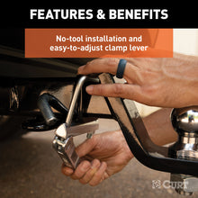 Load image into Gallery viewer, Curt Anti-Rattle Clamp (Fits 2in Receiver)