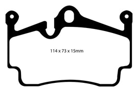 EBC 09-12 Porsche Boxster (Cast Iron Rotors only) 2.9 Bluestuff Rear Brake Pads - 2to4wheels