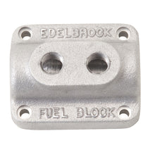 Charger l&#39;image dans la galerie, Edelbrock Fuel Block Dual Carburetor As Cast