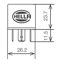 गैलरी व्यूवर में इमेज लोड करें, Hella Relay 12V 20/40A Spdt Res