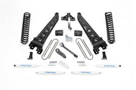 Fabtech 08-16 Ford F250/350 4WD 4in Radius Arm System w/Perf. Shocks