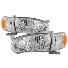 Cargar imagen en el visor de la galería, xTune Toyota Corolla 01-02 OE Style Headlights w/Amber Corner Lights - Chrome HD-JH-TC01-AM-C