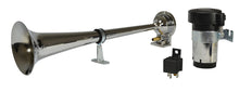 Cargar imagen en el visor de la galería, Hella Horn Kit Bl Chrome Air 1Trumpet 12V