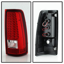 Carica l&#39;immagine nel visualizzatore di Gallery, Xtune Chevy Silverado 1500/2500/3500 03-06 LED Tail Lights Red Clear ALT-ON-CS03-LED-RC