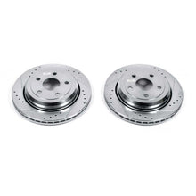 Cargar imagen en el visor de la galería, Power Stop 11-19 Dodge Durango Rear Evolution Drilled &amp; Slotted Rotors - Pair