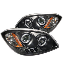 Laden Sie das Bild in den Galerie-Viewer, Spyder Chevy Cobalt 05-10/Pontiac G5 07-09 Projector Headlights LED Halo LED Blk PRO-YD-CCOB05-HL-BK