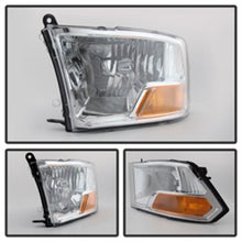 Laden Sie das Bild in den Galerie-Viewer, Xtune Dodge Ram 1500 09-12 ( Non Quad Headlights ) Crystal Headlights Chrome HD-JH-DR09-AM-C