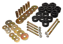 गैलरी व्यूवर में इमेज लोड करें, Energy Suspension 97-03 Ford F-100/F-150 2WD/F250 2WD &amp; L-Duty Black Body (Cab) Mount Set