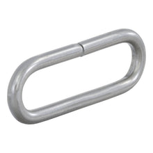 Carica l&#39;immagine nel visualizzatore di Gallery, Curt Raw Steel Weld-On Safety Chain Loop (10000lbs Capacity)