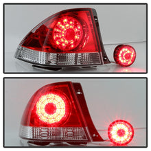गैलरी व्यूवर में इमेज लोड करें, Spyder 01-03 Lexus IS300 LED Tail Lights - Red Clear ALT-YD-LIS300-LED-SET-RC