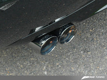 Cargar imagen en el visor de la galería, AWE Tuning Audi B7 A4 3.2L Track Edition Quad Tip Exhaust - Diamond Black Tips