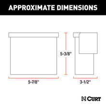 Load image into Gallery viewer, Curt 5-7/8in x 5-3/8in x 3-1/2in Breakaway Battery Case w/Lockable Bar