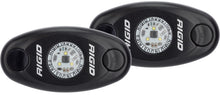 Laden Sie das Bild in den Galerie-Viewer, Rigid Industries A-Series Light - Black - Low Strength - Amber - Set of 2