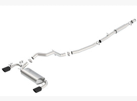 Borla 16-17 Ford Focus RS Catback Exhaust S-Type 3in - 2.25in Pipe Dia 4.0in Tip