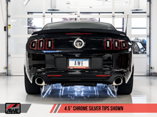 Charger l&#39;image dans la galerie, AWE Tuning S197 Mustang GT Axle-back Exhaust - Touring Edition (Chrome Silver Tips)