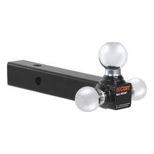 गैलरी व्यूवर में इमेज लोड करें, Curt Multi-Ball Mount (2in Solid Shank 1-7/8in 2in &amp; 2-5/16in Chrome Balls)